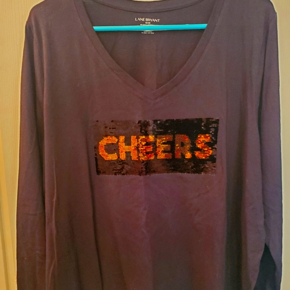 Lane Bryant Cheers/Joy Tshirt